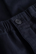 Load image into Gallery viewer, Tyrsil Regular Organic Stretch Twill Trousers, Dark Navy
