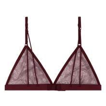 Load image into Gallery viewer, UMA triangle bralette, Bordeaux
