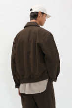 Load image into Gallery viewer, Vandel Herringbone Twill Flight Jacket, Delicioso Brown

