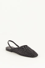 Load image into Gallery viewer, VANA Slingbacks, Black Leather

