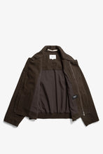 Load image into Gallery viewer, Vandel Herringbone Twill Flight Jacket, Delicioso Brown
