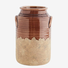 Load image into Gallery viewer, Stoneware vase Brown
