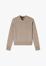 Load image into Gallery viewer, Violette wool sweater, Taupe
