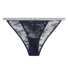Load image into Gallery viewer, Wild Rose lace briefs, Dark blue
