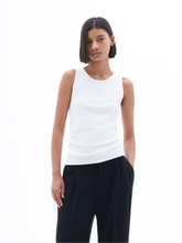 Load image into Gallery viewer, Fine Rib Tank White
