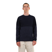 Load image into Gallery viewer, Halfdan Longsleeve Terry Dark Navy
