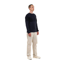 Load image into Gallery viewer, Halfdan Longsleeve Terry Dark Navy

